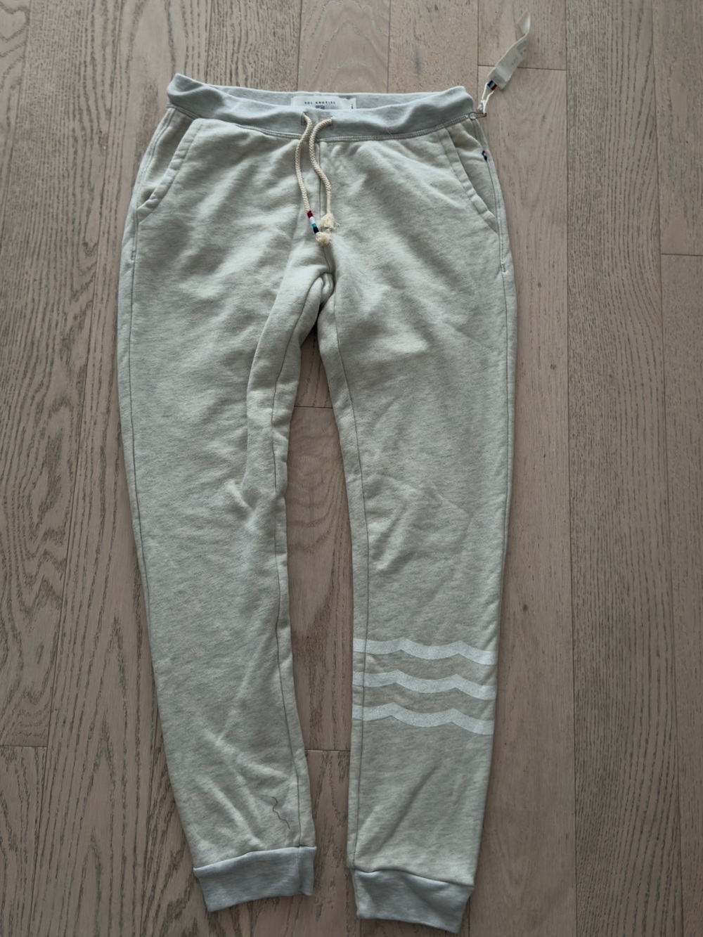 Sol Angeles Drawstring jogger with pockets - light gray